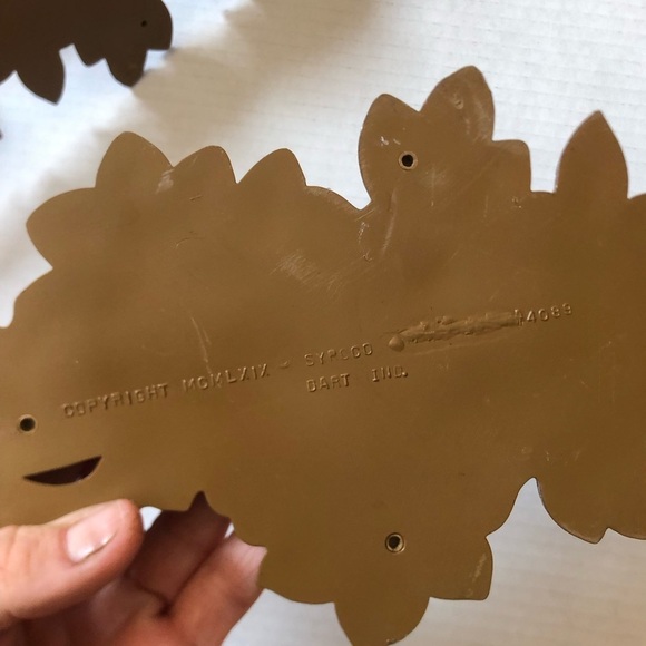 Vtg Syroco Floral Wall Sconces - Picture 12 of 16